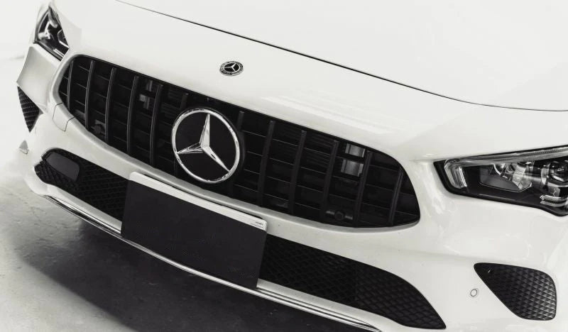 thumbnail interactive-video image 1 of Glossy Black GT R Front Grille Fit For Mercedes Benz CLA W118 C118 CLA35 2020-ON 1 of 3