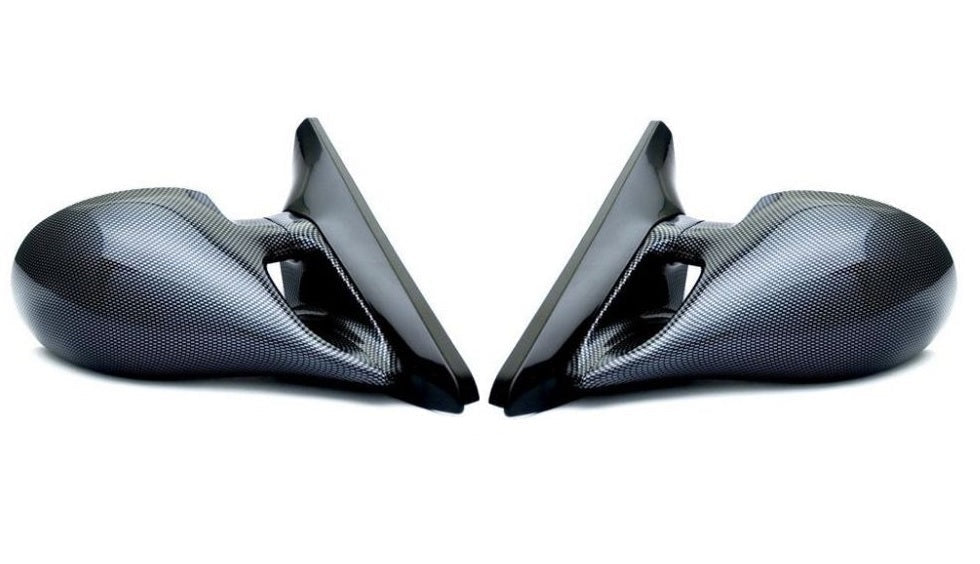 BMW 3 Series E30 1990-1998 Carbon Effect M3 Manual Door Wing Mirrors ...