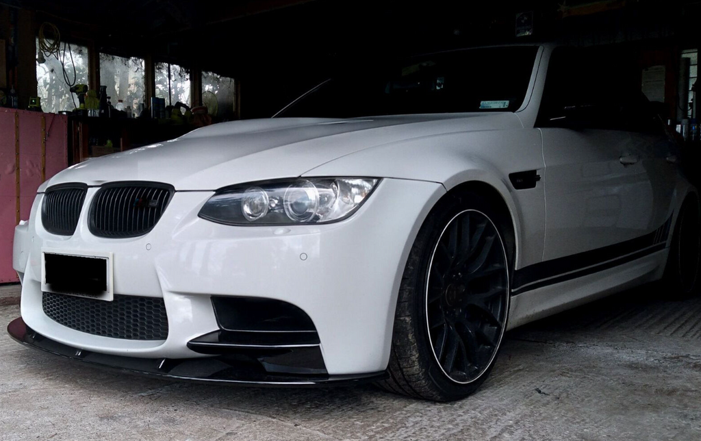thumbnail image 2 of Painted Black Front Bumper Lip Spoiler Kit For BMW 3-Series E92 E93 Coupe 2011-2013 2 of 4
