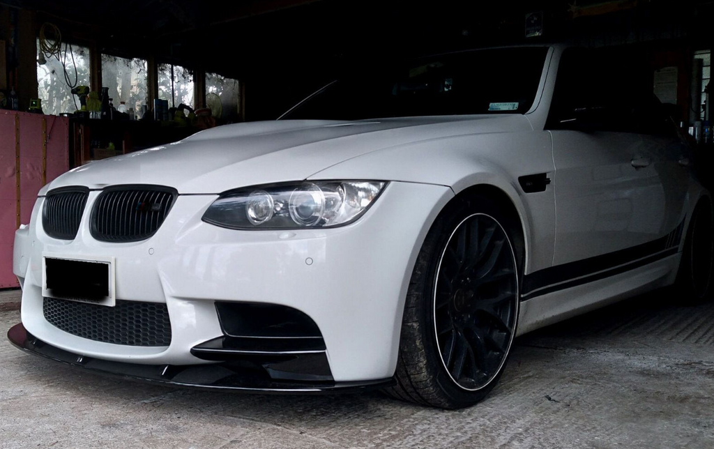 BMW 3 Series E92 E93 M-Performance Front Splitter 06-09 Pre LCI Gloss Black