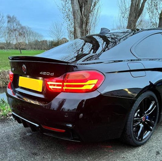 BMW 4 Series Rear Spoiler F32 F36 13-19 Gloss Black