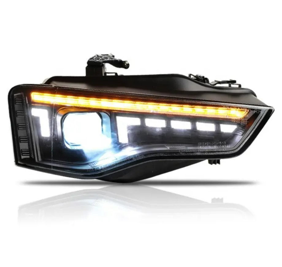 Audi A5 B8 LED DRL Headlights With Sequential Indicators - 2013-2016