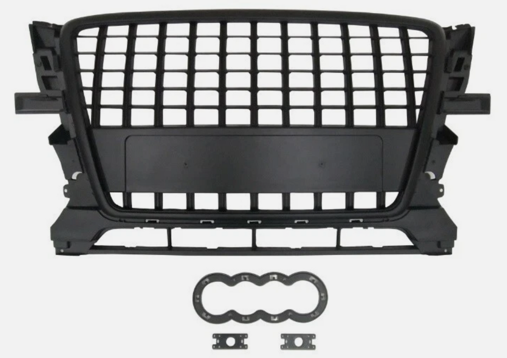 Audi Q5 2013-2016 SQ5 Style Matt Black Debadged Grill