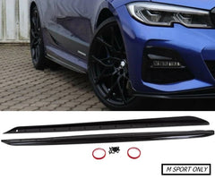 Advancetuning Gloss Black M-Performance Side Skirts For 2019-2025 BMW G20 M Sport Sedan - View #6