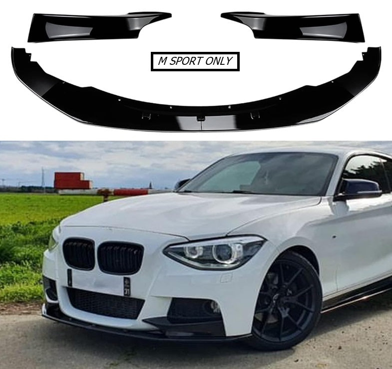 BMW M Sport F20 F21 F32 F33 F06 F12 X5 F15 X6 F16 カーインテリアステアリングホイ 並行輸入品 BMW 1 Series F20 F21 Diffuser Gloss Black Dual Exhaust \u2013 Carbon