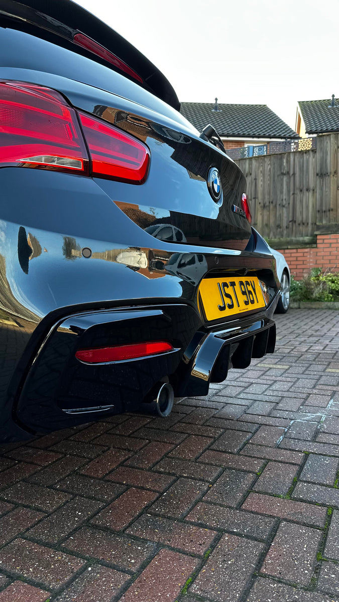 BMW 1 Series Rear Diffuser M-Performance 15-18 F20 F21 Gloss Black – 2xcite