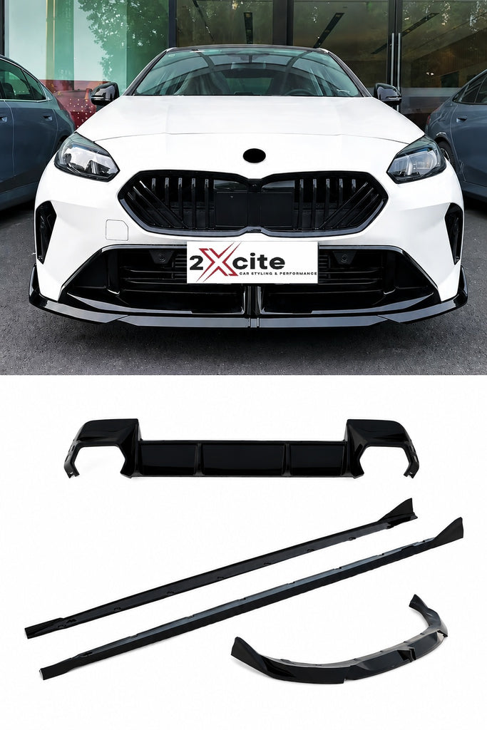 Body Kit For BMW 1 Series F70 24 on M Performance Aero Splitter Diffuser Black