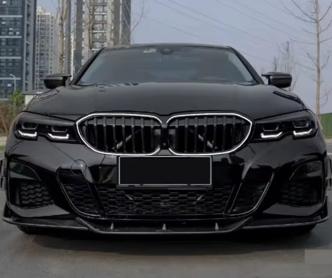 Kidney Grills For BMW 3 Series G20 and G21 2022 on LCI LED Black Double Slat