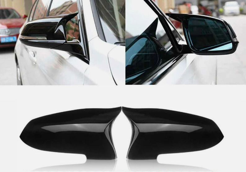 Gloss Black Wing Mirror Covers For BMW F10 F11 F06 F12 F13 F02 LCI Models