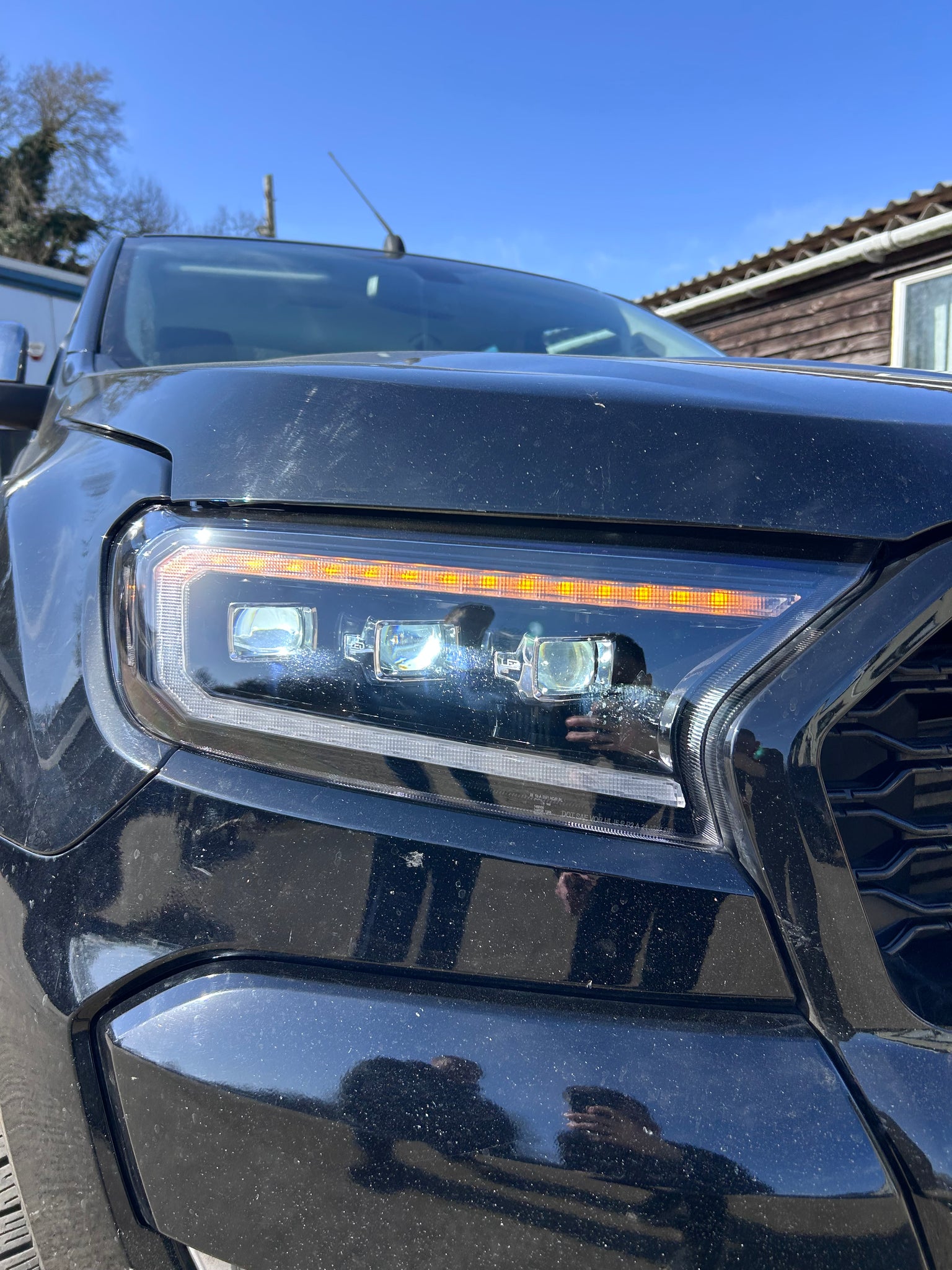 Headlights For Ford Ranger T6 Raptor Wildtrak 2015-2021 Black Full LED ...