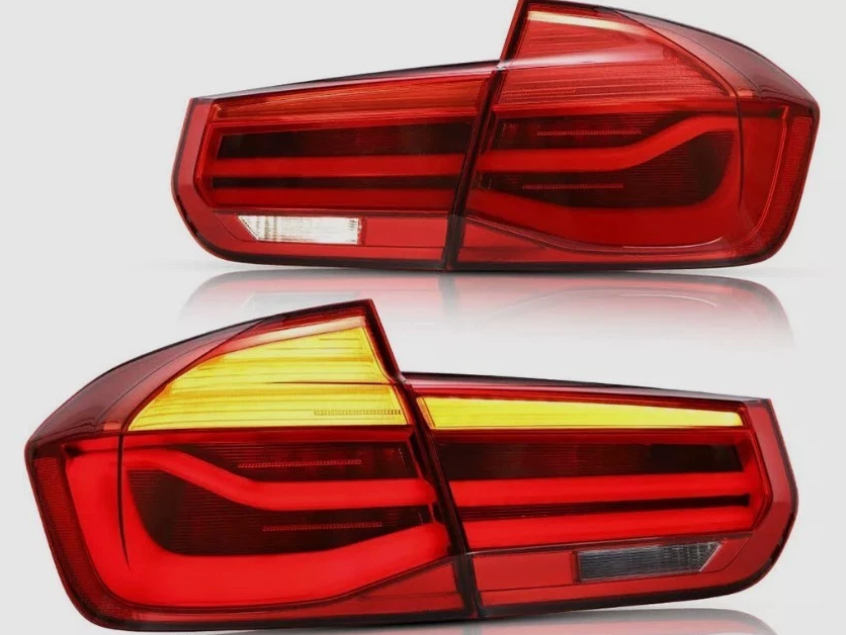 BMW 3 Series F30 F80 12-19 LED Red Rear Tail Lights - Sequential Indicators.