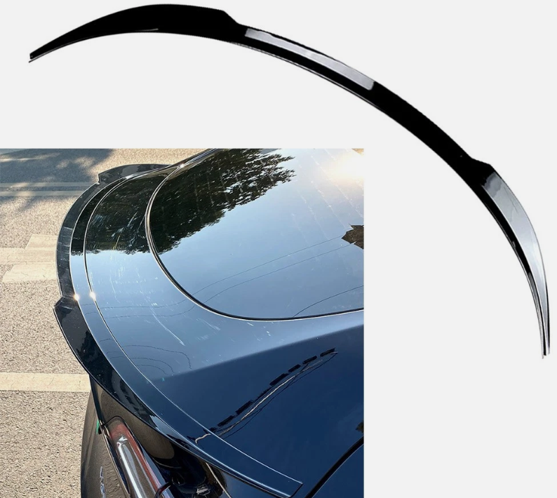 Spoiler For Tesla Model Y 2020-24 Gloss Black Performance Turbo Boot Rear Trunk