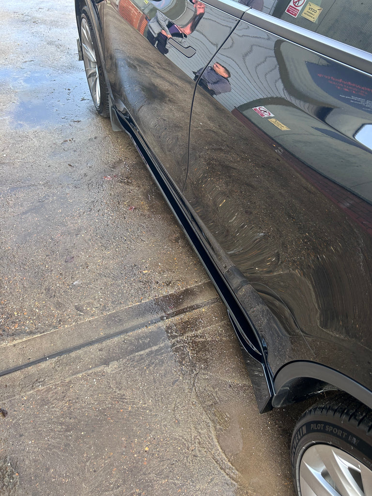 Side Skirts For Tesla Model Y 2025 Onwards Gloss Black Pair Performance Look
