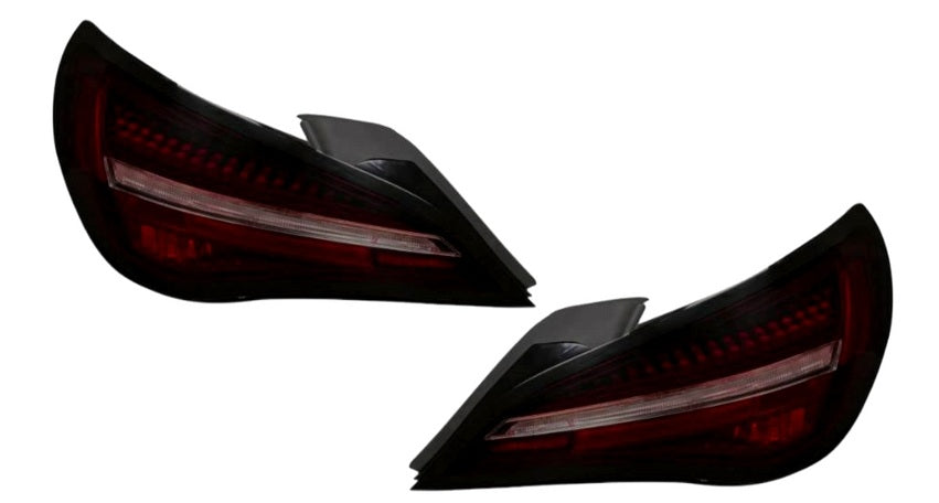 Mercedes CLA W117 2014-19 LED Black Red Smoke Rear Lights Dynamic Indicator