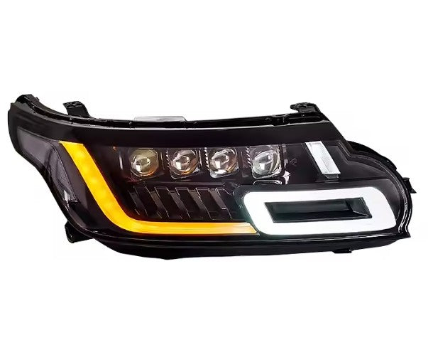 Range Rover Sport 2014-2017 L494 DRL Black Full LED Headlights Sequent ...