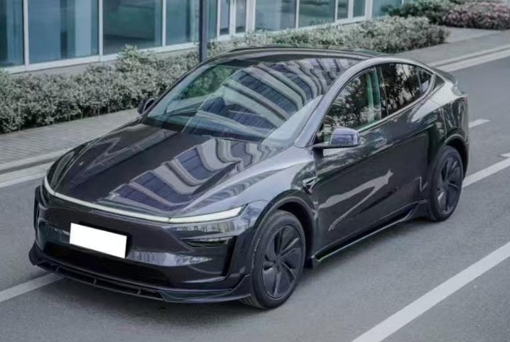 Tesla Model Y Juniper 2025 On Body Aero Kit Diffuser Splitter Skirts Gloss Black