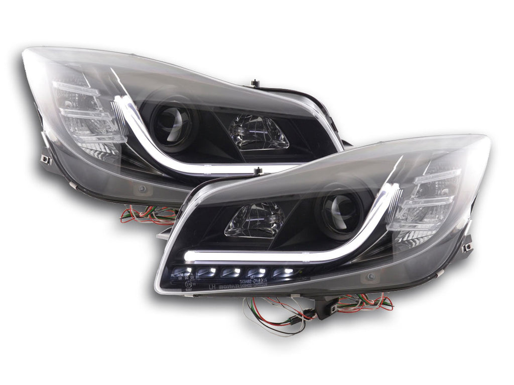 Vauxhall Insignia Black LED DRL Daytime Running Headlights (2009-2015)