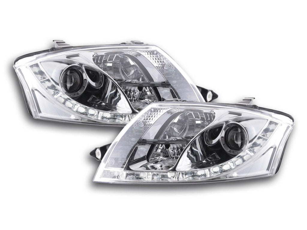 Audi TT 1999-2007 8N Chrome LED DRL Daylight Running Lights Headlights