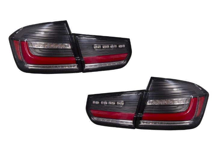 BMW 3 Series F30 LED Rear Lights Black With Sequential Indicators