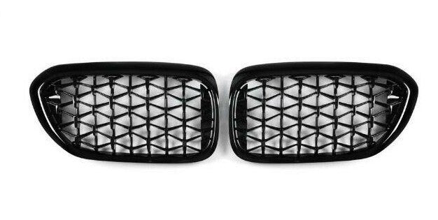 BMW 5 Series G30/G31 2017-2020 Black Diamond Kidney Grill