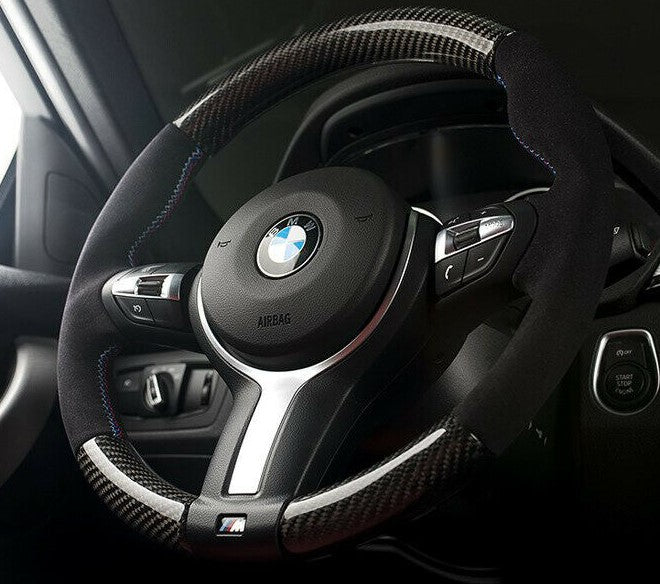 Carbon & Alcantara Steering Wheel - BMW